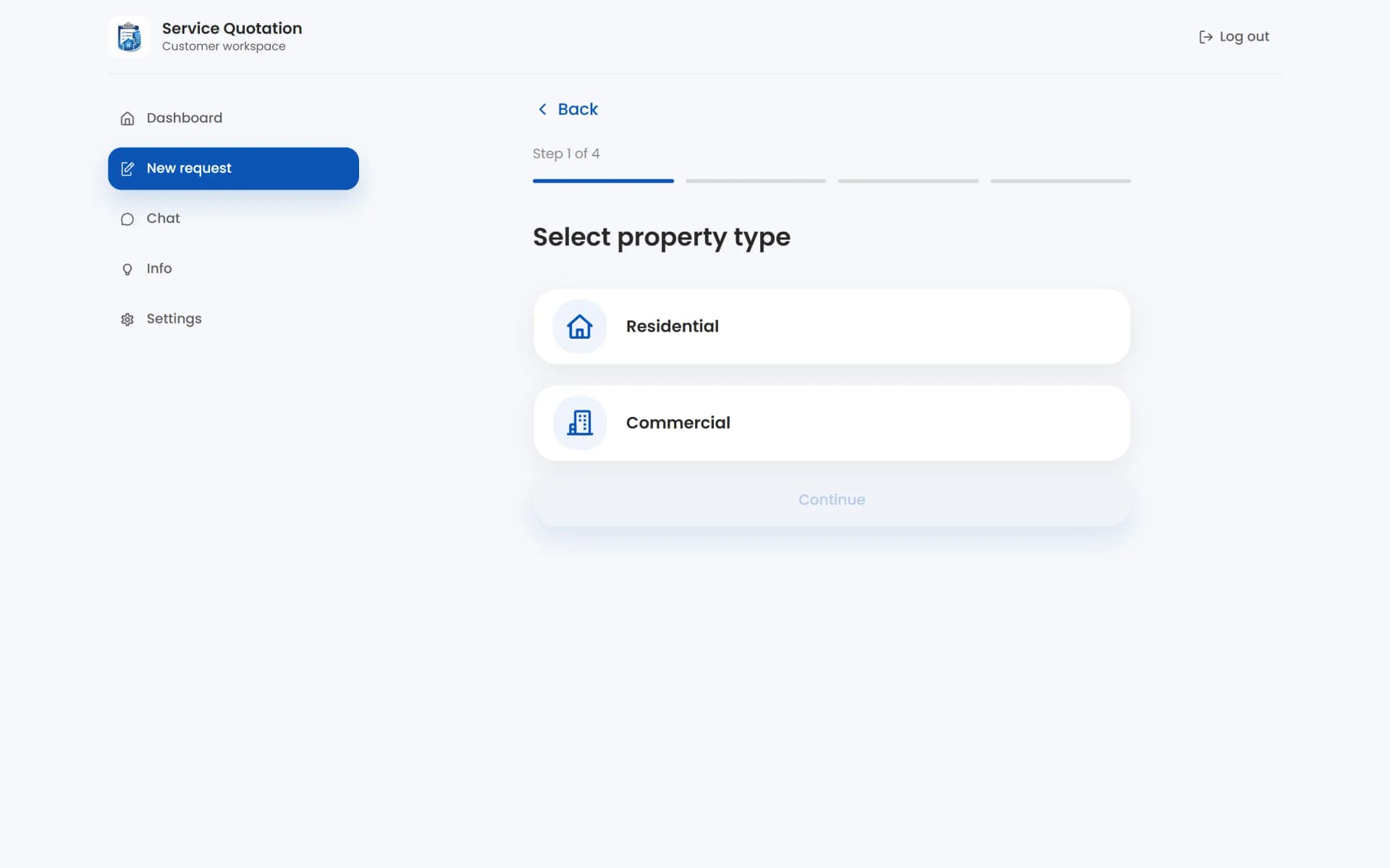HOME SERVICE QUOTATION Mobile App