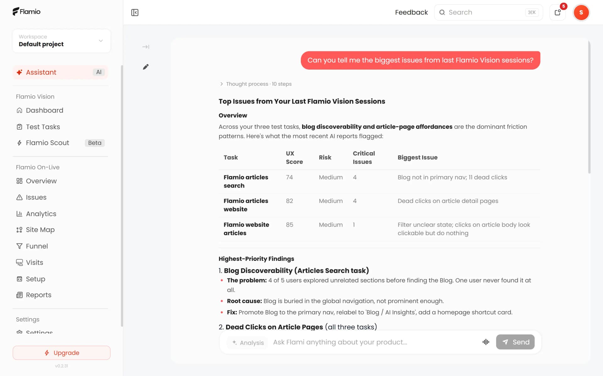 FLAMIO Mobile App